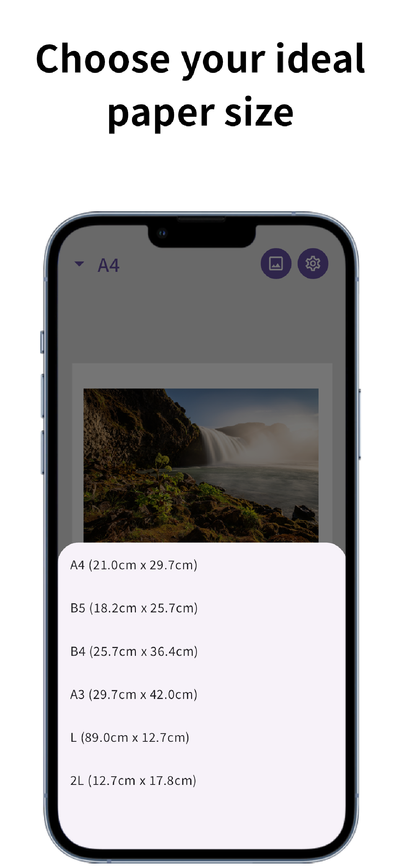 App usage paper selection